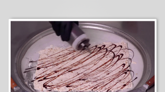 炒酸奶冰淇淋视频素材-众图网