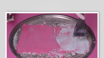 炒酸奶冰淇淋视频素材-众图网