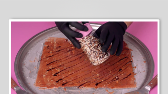 炒酸奶冰淇淋视频素材-众图网