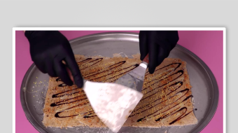 炒酸奶冰淇淋视频素材-众图网