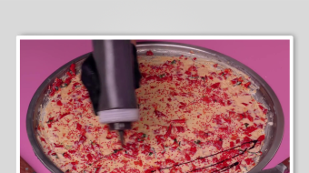 炒酸奶冰淇淋视频素材-众图网