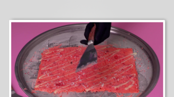 炒酸奶冰淇淋视频素材-众图网