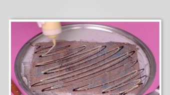 炒酸奶冰淇淋视频素材-众图网