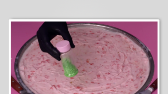 炒酸奶冰淇淋视频素材-众图网