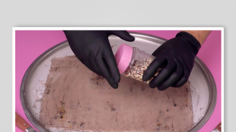 炒酸奶冰淇淋视频素材-众图网