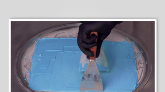 炒酸奶冰淇淋视频素材-众图网