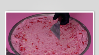 炒酸奶冰淇淋视频素材-众图网