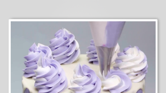 蛋糕裱花视频素材-众图网