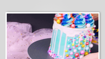 蛋糕裱花视频素材-众图网