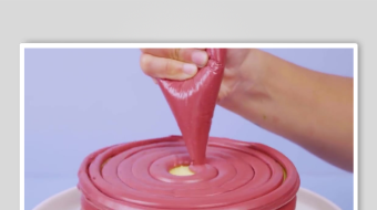 蛋糕裱花视频素材-众图网