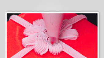 蛋糕裱花视频素材-众图网