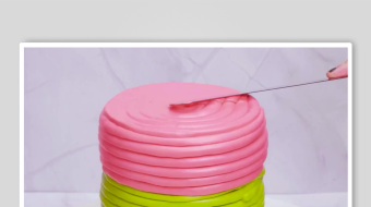 蛋糕裱花视频素材-众图网