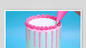 蛋糕裱花视频素材-众图网