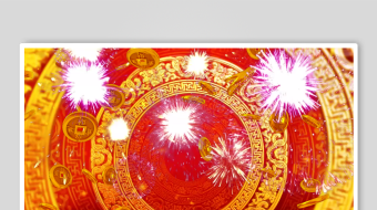 华丽圆形装饰艺术图案-众图网