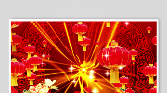 新年喜庆春节灯笼福字-众图网