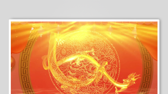 金色华丽圆形图案背景-众图网