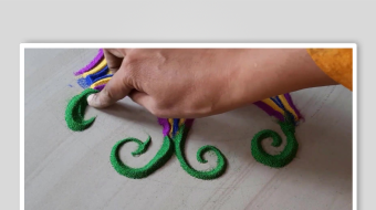 地画手工沙背景素材-众图网