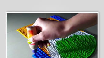 地画手工沙背景素材-众图网