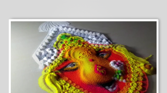 地画手工沙背景素材-众图网