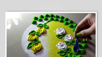 地画手工沙背景素材-众图网