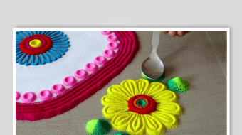 地画手工沙背景素材-众图网