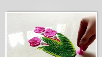 地画手工沙背景素材-众图网