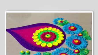 地画手工沙背景素材-众图网