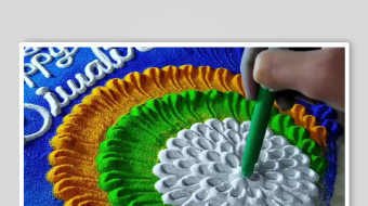 地画手工沙背景素材-众图网