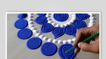 地画手工沙背景素材-众图网