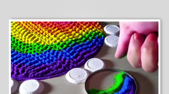 地画手工沙背景素材-众图网