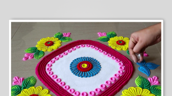 地画手工沙背景素材-众图网