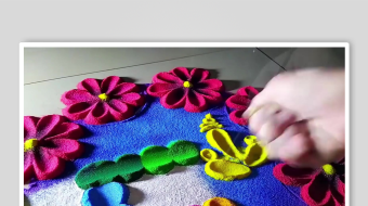 地画手工沙背景素材-众图网