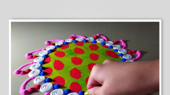 地画手工沙背景素材-众图网