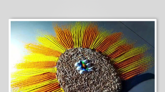 地画手工沙背景素材-众图网