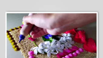 地画手工沙背景素材-众图网