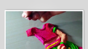 地画手工沙背景素材-众图网