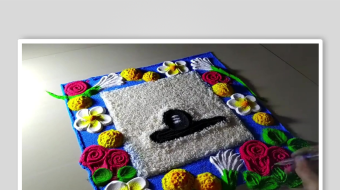 地画手工沙背景素材-众图网