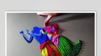 地画手工沙背景素材-众图网