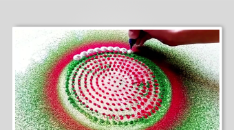 地画手工沙背景素材-众图网