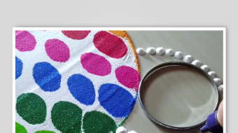 地画手工沙背景素材-众图网