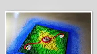 地画手工沙背景素材-众图网