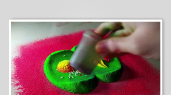 地画手工沙背景素材-众图网