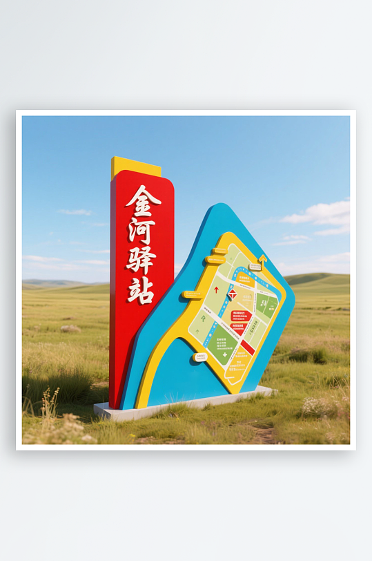 草原上的精神堡垒导视-众图网