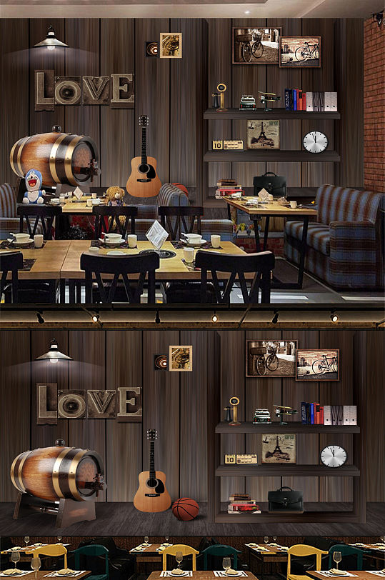 欧美工业机械齿轮背景墙-众图网