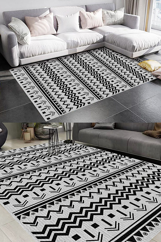 民族风花纹肌理地毯图案-众图网