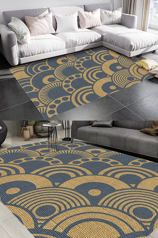 布纹纹理风格地毯图案-众图网