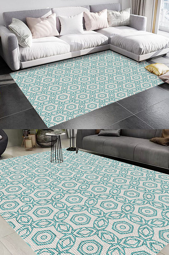 摩洛哥民族风风格地毯图案-众图网