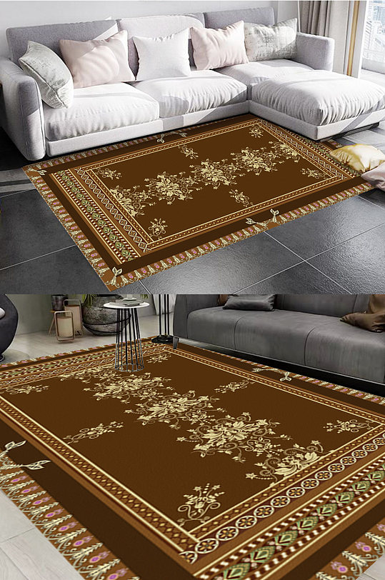 摩洛哥欧式风格地毯图案