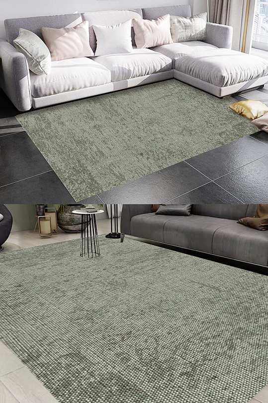 绿色土耳其风格地毯图案-众图网