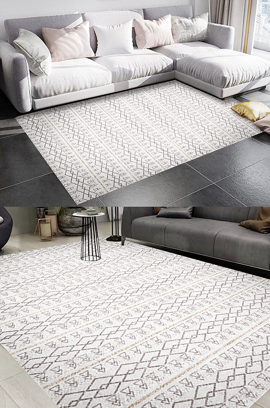 摩洛哥民族风格地毯图案-众图网